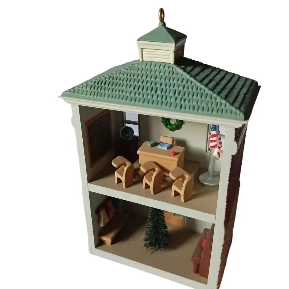 Hallmark keepsake ornaments collection series school barber&shops